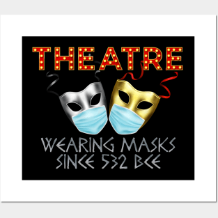 Theatre Masks Posters and Art